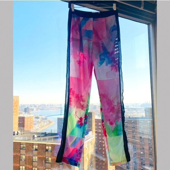 Sabo Skirt Bright Printed Pants NWOT - Picture 1 of 7